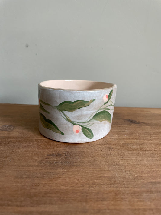Tasse fleur en céramique