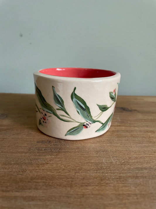 Tasse fleur en céramique